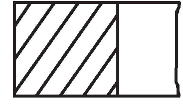 MAHLE Σετ δακτυλίων εμβόλου 028 25 N0 028 25 N0 Ελατηρια εμβολου Volkswagen T-ROC MAHLE