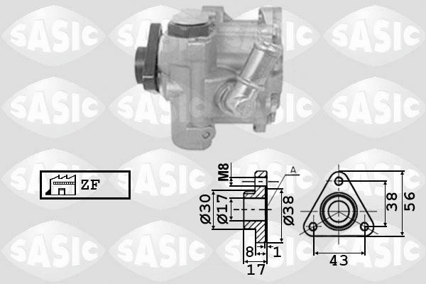 SASIC Servopumpe 7076048 7076048 Servolenkung Pumpe AUDI A1 SASIC kaufen
