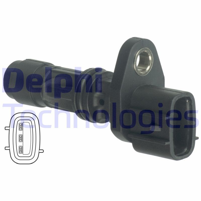 Σηματοδ. παλμών, στροφ. άξονας DELPHI SS11046 DELPHI SS11046 Αισθητήρας στροφών NISSAN PICK UP 2022