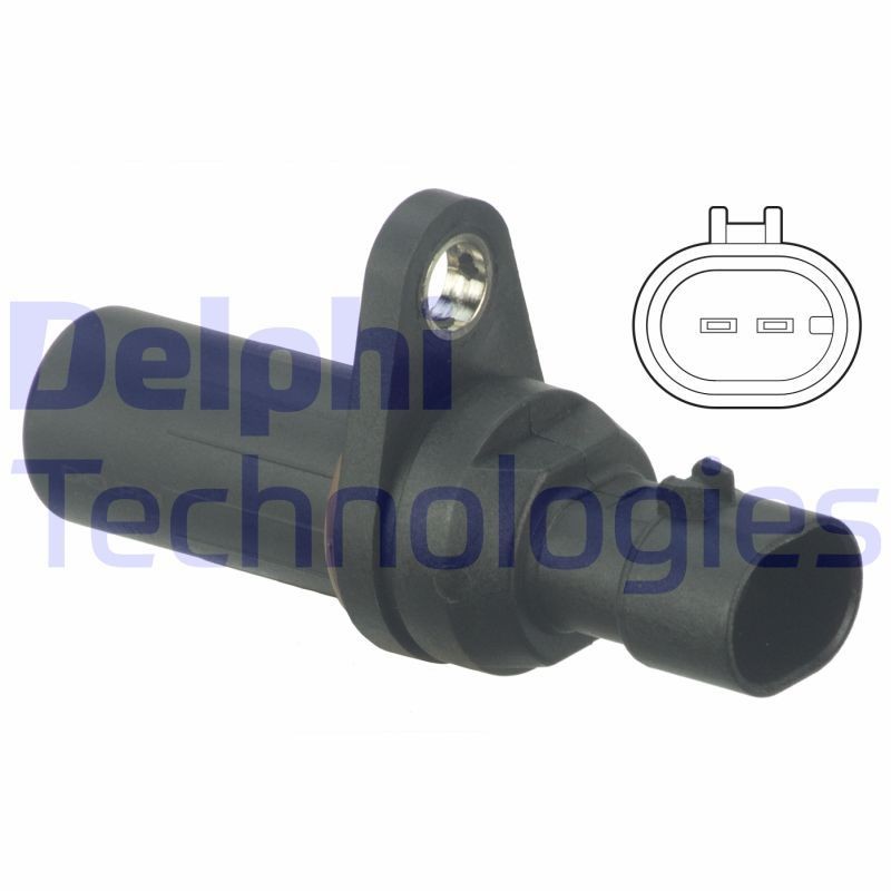 Σηματοδ. παλμών, στροφ. άξονας DELPHI SS11080 DELPHI SS11080 Αισθητήρας στροφάλου Fiat 500 2008