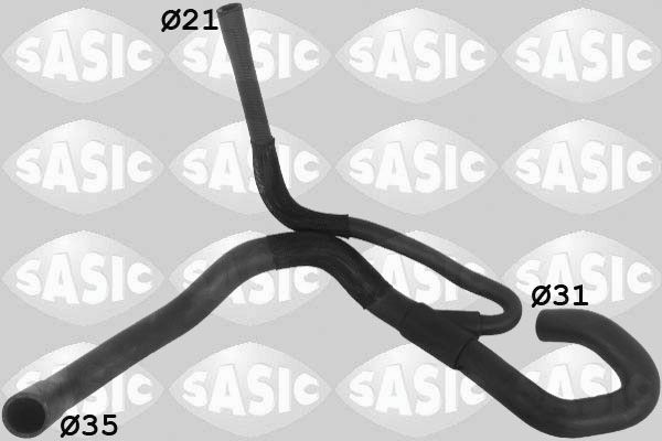 SASIC Radiatorslange 3406145 Kjøleslange SASIC CORTINA 3406145 billige