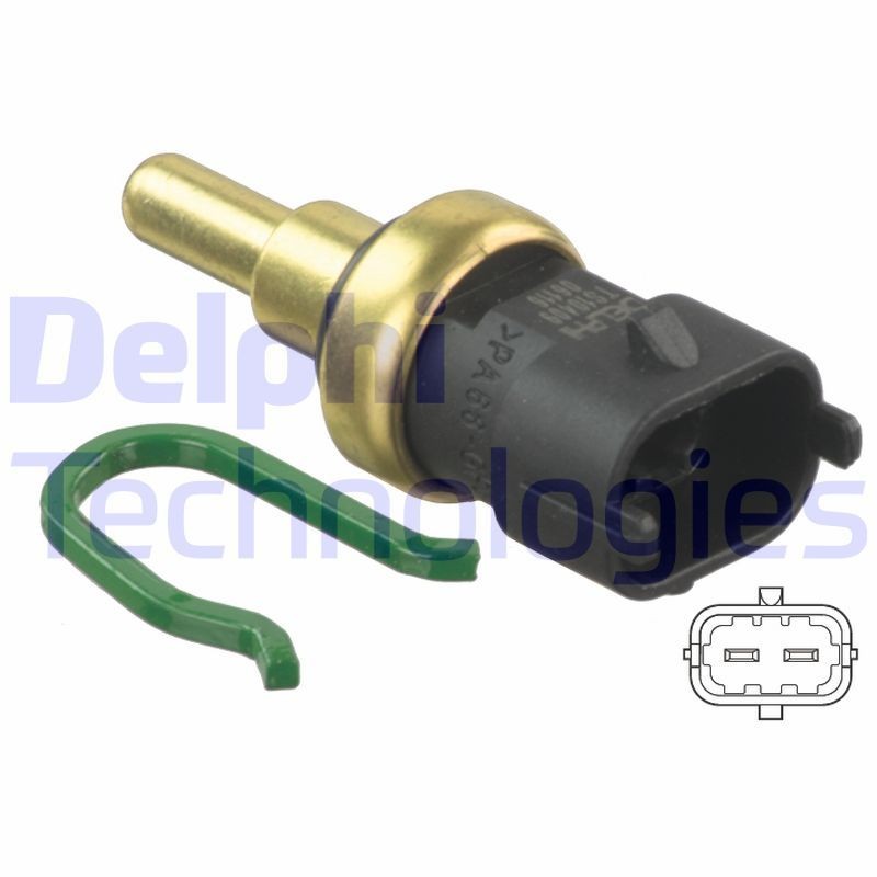 DELPHI Tunnistin, jäähdytysnesteen lämpötila TS10409 TS10409 DELPHI Jäähdytysnesteen lämpötila-anturi PEUGEOT 405