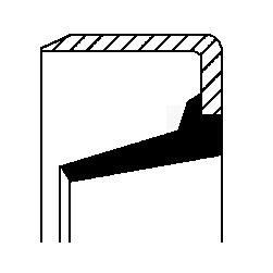 CORTECO Retentor, cubo da roda 19036928B CORTECO 19036928B originais Retentor, cubo da roda Celica V Coupe (T180) custo