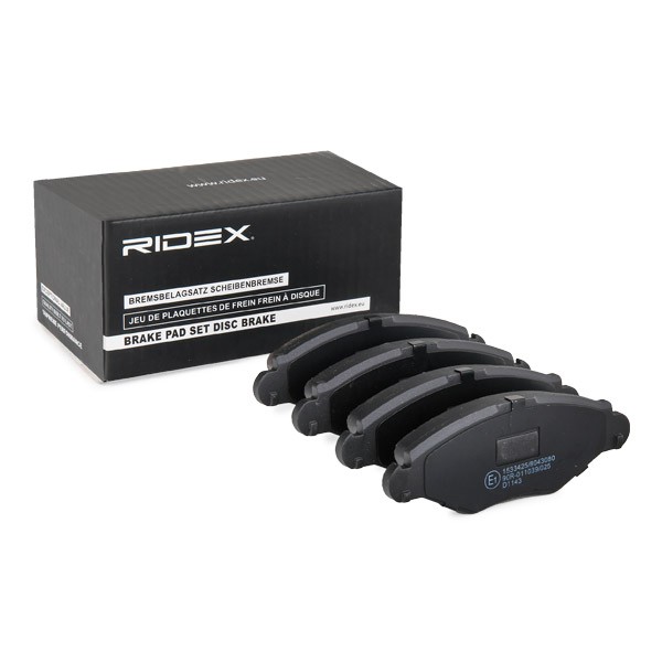 RIDEX Pastilhas de travão 402B0791 Pastilhas de travão desportivas RIDEX DS3 402B0791 baratos