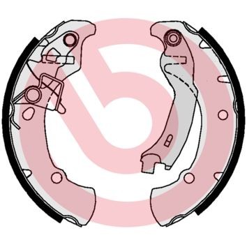 BREMBO Remschoenset S 16 516 Remschoenen BREMBO FEROZA S 16 516 goedkoop