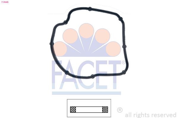 FACET Pakking, thermostaat 7.9645 7.9645 Koelwaterpakking MERCEDES-BENZ GLE FACET