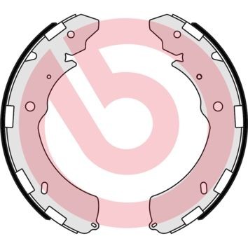 BREMBO Jeu de mâchoires de frein S 54 523 BREMBO S 54 523 Mâchoires de frein MERCEDES-BENZ Série 124 d'origine