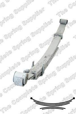LESJÖFORS Lāgu atsperes lokšņu komplekts 6192537 6192537 Lāgu atsperes loksne TOYOTA IQ LESJÖFORS