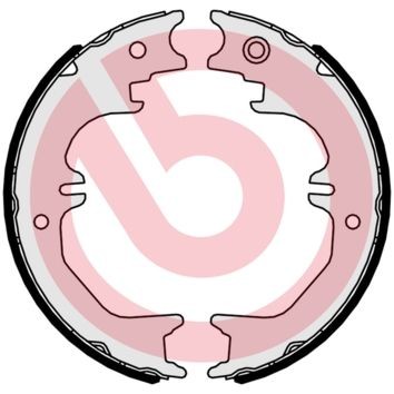 BREMBO Mâchoires de frein à main S 83 563 BREMBO S83563 Segment frein a main Corolla V FX Compact (E80) prix