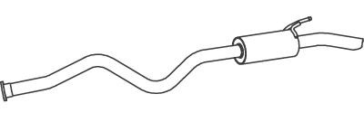 DINEX Marmitta 72317 72317 costo Marmitta posteriore TOYOTA VERSO DINEX