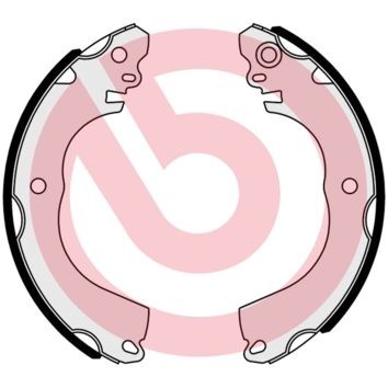 BREMBO Brake Shoe Set S 61 543 MITSUBISHI L400 BREMBO brake shoes S61543