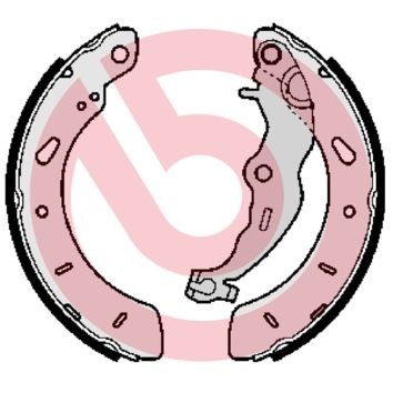 BREMBO Bromsbacksats S 24 551 BREMBO S 24 551 Bromsbackar Ford Focus mk3 Sedan bak och fram