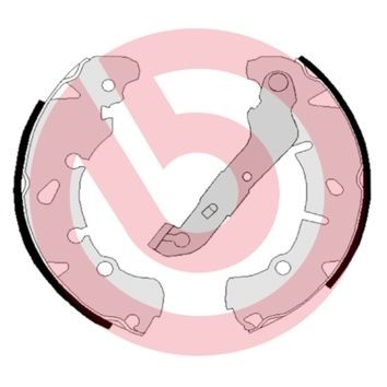 BREMBO Bremžu loku komplekts S 24 533 BREMBO S24533 Bremžu loku Suzuki X-90 orģinālās