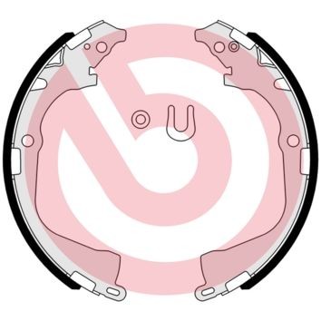 BREMBO Brake Shoe Set S 85 541 VW PASSAT BREMBO brake shoes S85541