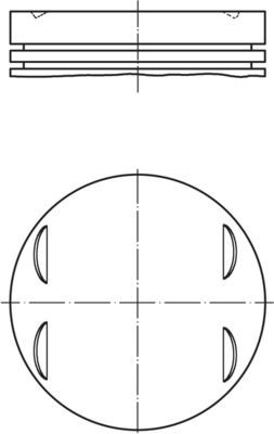 MAHLE Êmbolo 083 13 02 MAHLE 083 13 02 Pistão motor Chrysler YPSILON baratos