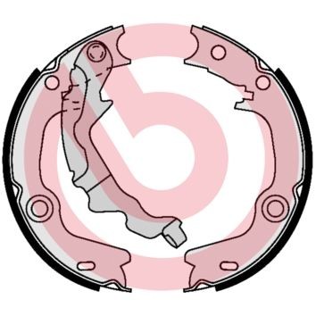 BREMBO Bremsebakkesæt, parkeringsbremse S 30 532 Parkeringsbremse BREMBO ix20 S 30 532 billig