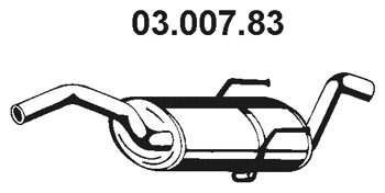 EBERSPÄCHER Endschalldämpfer 03.007.83 ESD EBERSPÄCHER CINQUECENTO 03.007.83 günstig