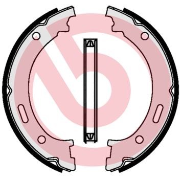 Handremschoenen BREMBO S 37 506 BREMBO S 37 506 Handremschoenen JEEP CHEROKEE 1999