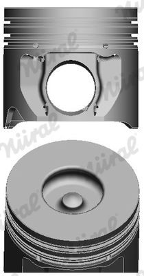 NÜRAL Êmbolo 87-148107-00 NÜRAL 87-148107-00 Pistão motor FORD Transit Mk5 Camião de plataforma/Chassis (V184, V185) baratos