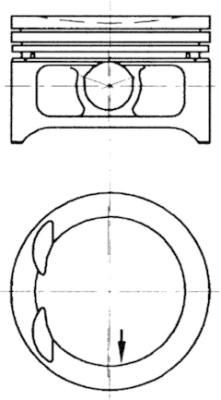 KOLBENSCHMIDT Stempel 97363610 KOLBENSCHMIDT 97363610 Stempel