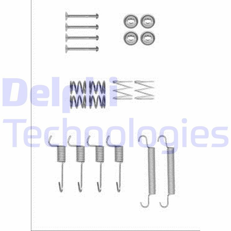 DELPHI Piederumu komplekts, Stāvbremzes mehānisma bremžu loks LY1371 DELPHI LY1371 orģinālās Piederumu komplekts bremžu loki Hyundai Accent 3 cena