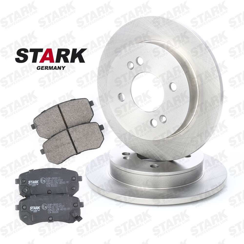 STARK Bremsscheiben und -beläge SKBK-1090110 SKBK-1090110 Bremsen Set STARK DODGE CARAVAN