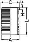 KOLBENSCHMIDT Cylinder Sleeve 89500110 KOLBENSCHMIDT 89500110 Audi A3 8PA cylinder sleeve price