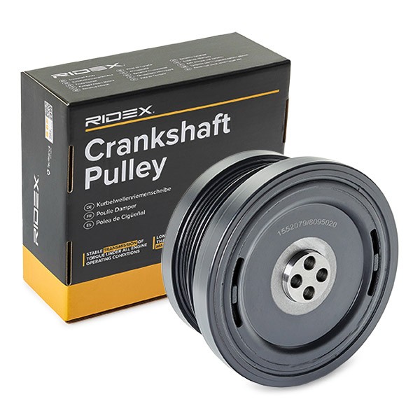 RIDEX Remskive, krumtapaksel 3213B0063 3213B0063 RIDEX Remskive til krumtapaksel BMW billig