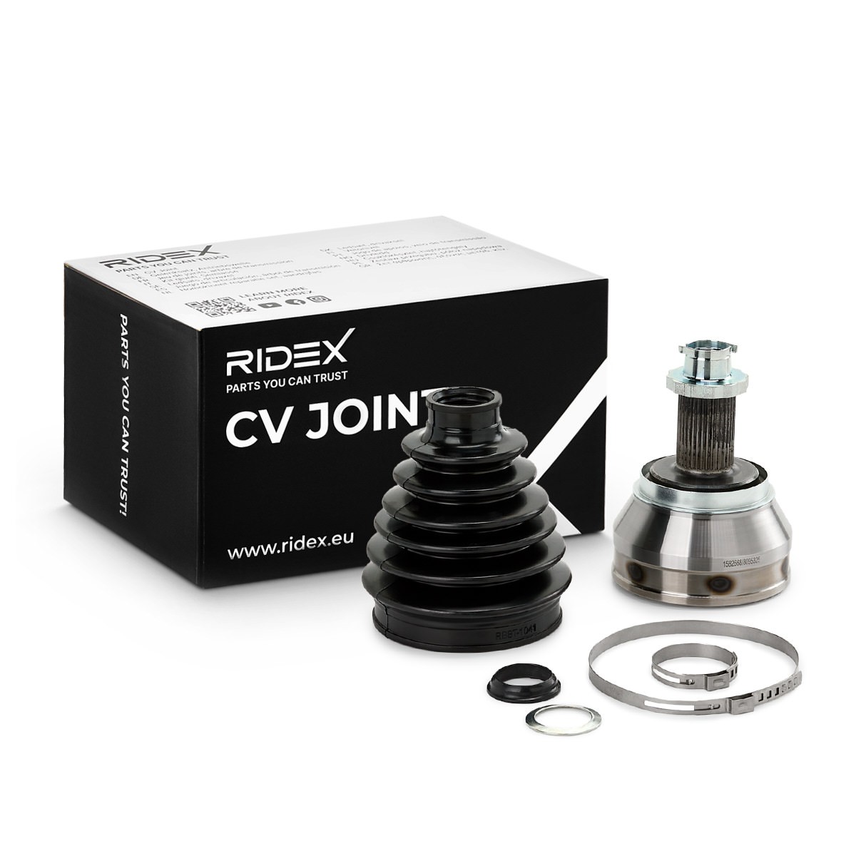 RIDEX Jogo de apoios, veio de transmissão 5J0075 5J0075 Articulação veio de transmissão SUZUKI LJ 80 RIDEX