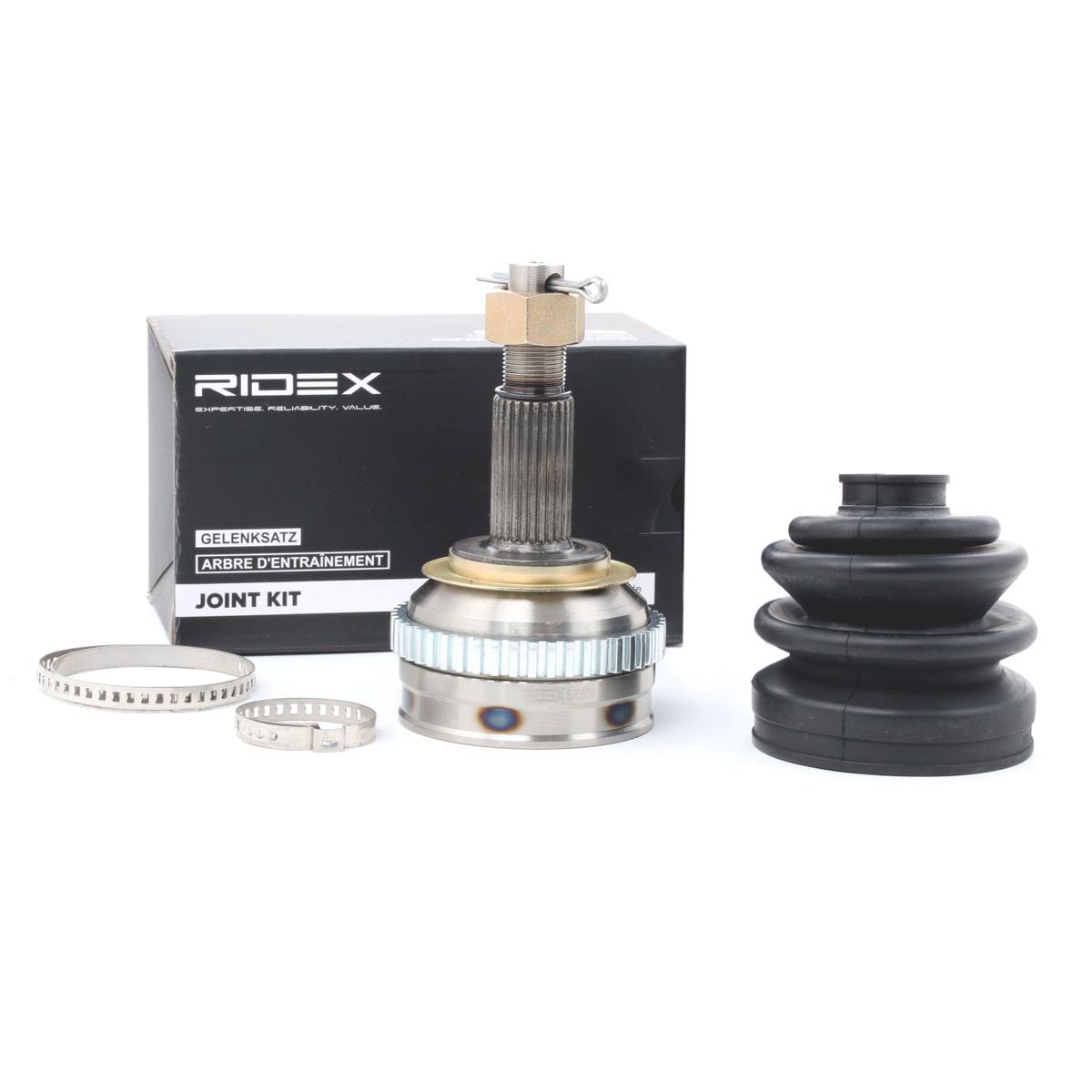 RIDEX Ledsæt, drivaksel 5J0074 Drivknut RIDEX Chrysler GRAND VOYAGER 5J0074