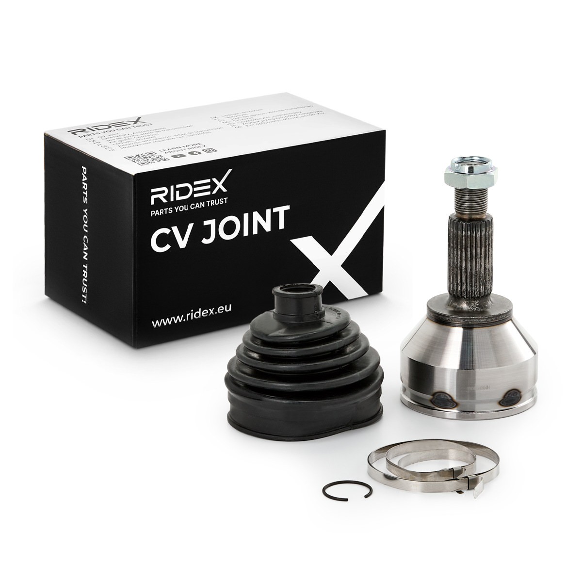 RIDEX Homokineet reparatie set, aandrijfas 5J0080 5J0080 Homokineet reparatie set aandrijfas RENAULT CLIO RIDEX