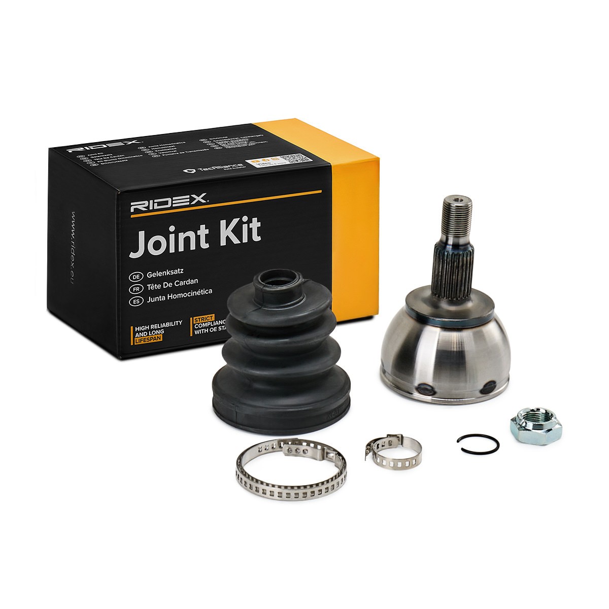 RIDEX Jogo de apoios, veio de transmissão 5J0021 Ponteira de transmissão LAND ROVER RIDEX 5J0021