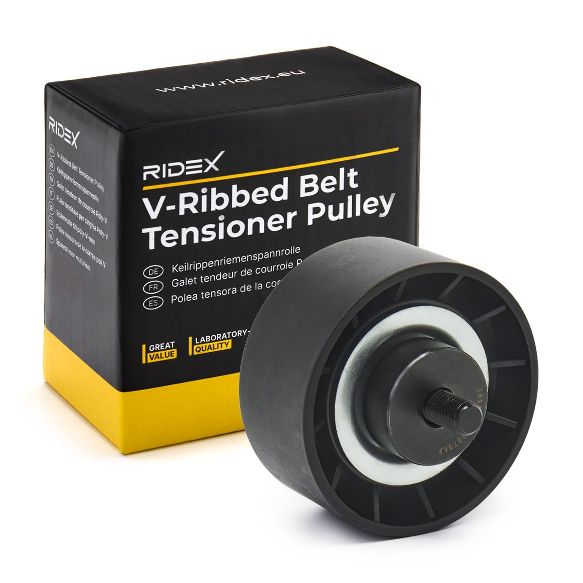 RIDEX Deflection / Guide Pulley, v-ribbed belt 312D0065 312D0065 RIDEX guide pulley for FIAT CROMA