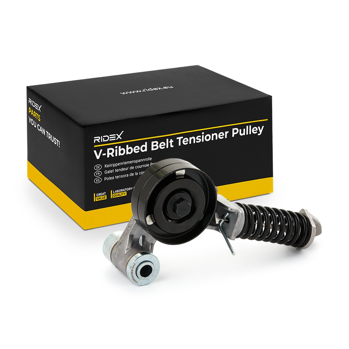 RIDEX Medløberhjul, multi-V-rem 312D0042 Medløberhjul, multi-v-rem RIDEX SUPER CARRY Bus 312D0042 billig