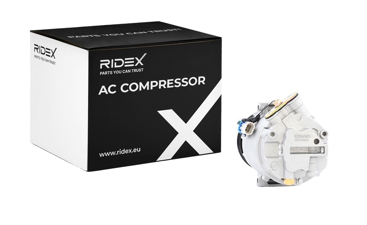 RIDEX Κομπρεσέρ air condition 447K0070 447K0070 Συμπιεστής κλιματιστικού OPEL OMEGA RIDEX