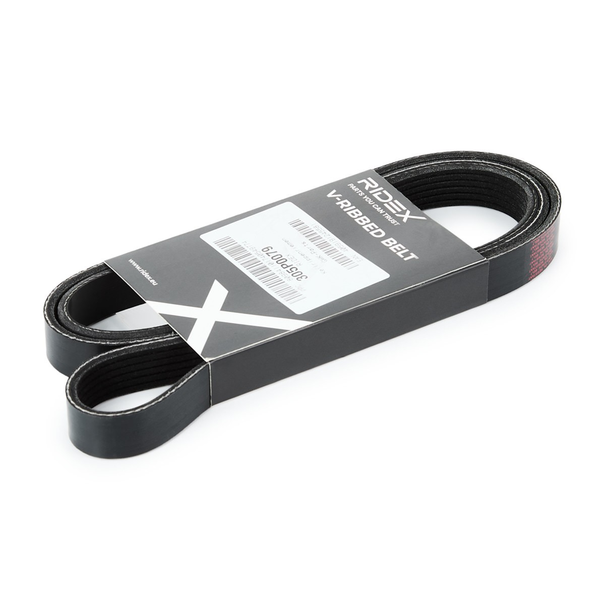 RIDEX Courroie Poly-V 305P0079 Renault 4 Courroie striée Poly-V RIDEX 305P0079