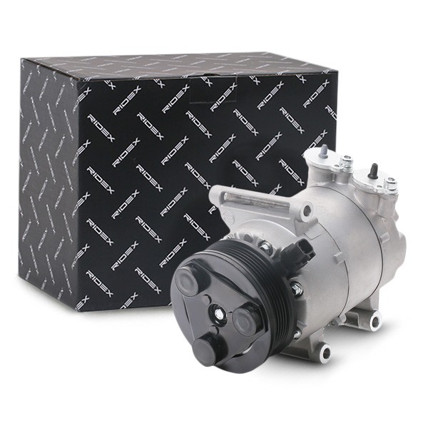 RIDEX Aircopomp 447K0198 Ford FOCUS AC-compressor RIDEX 447K0198