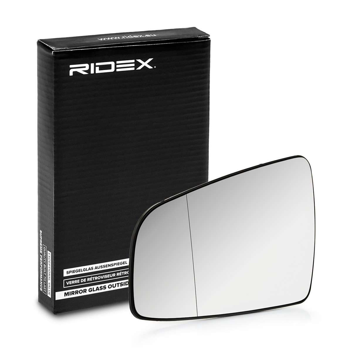 RIDEX Miroir de rétroviseur 1914M0124 Miroir de rétroviseur extérieur RIDEX CORSA 1914M0124 pas cher