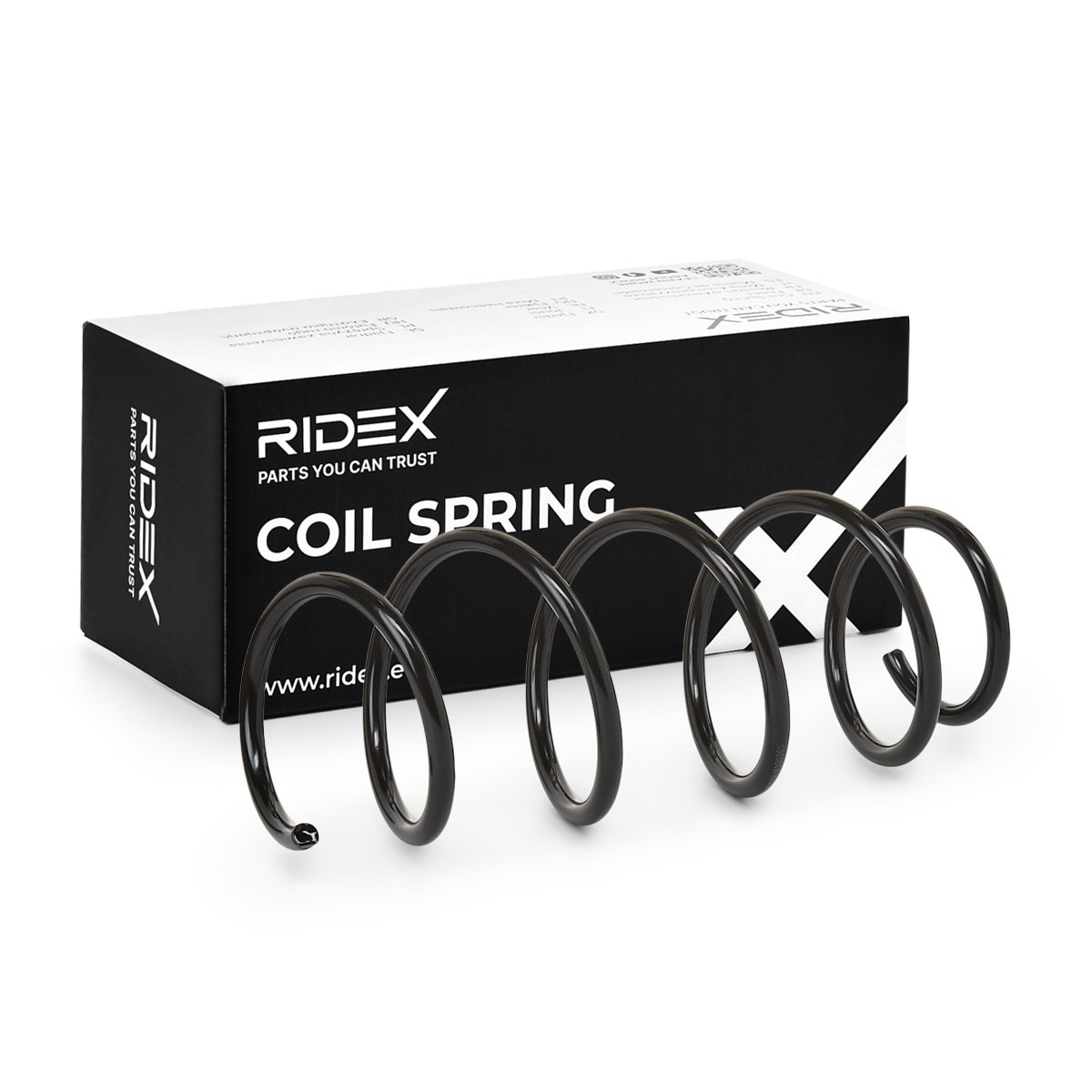 RIDEX Chassisveer 188C0048 188C0048 Spiraalveer ABARTH 500 / 595 / 695 RIDEX