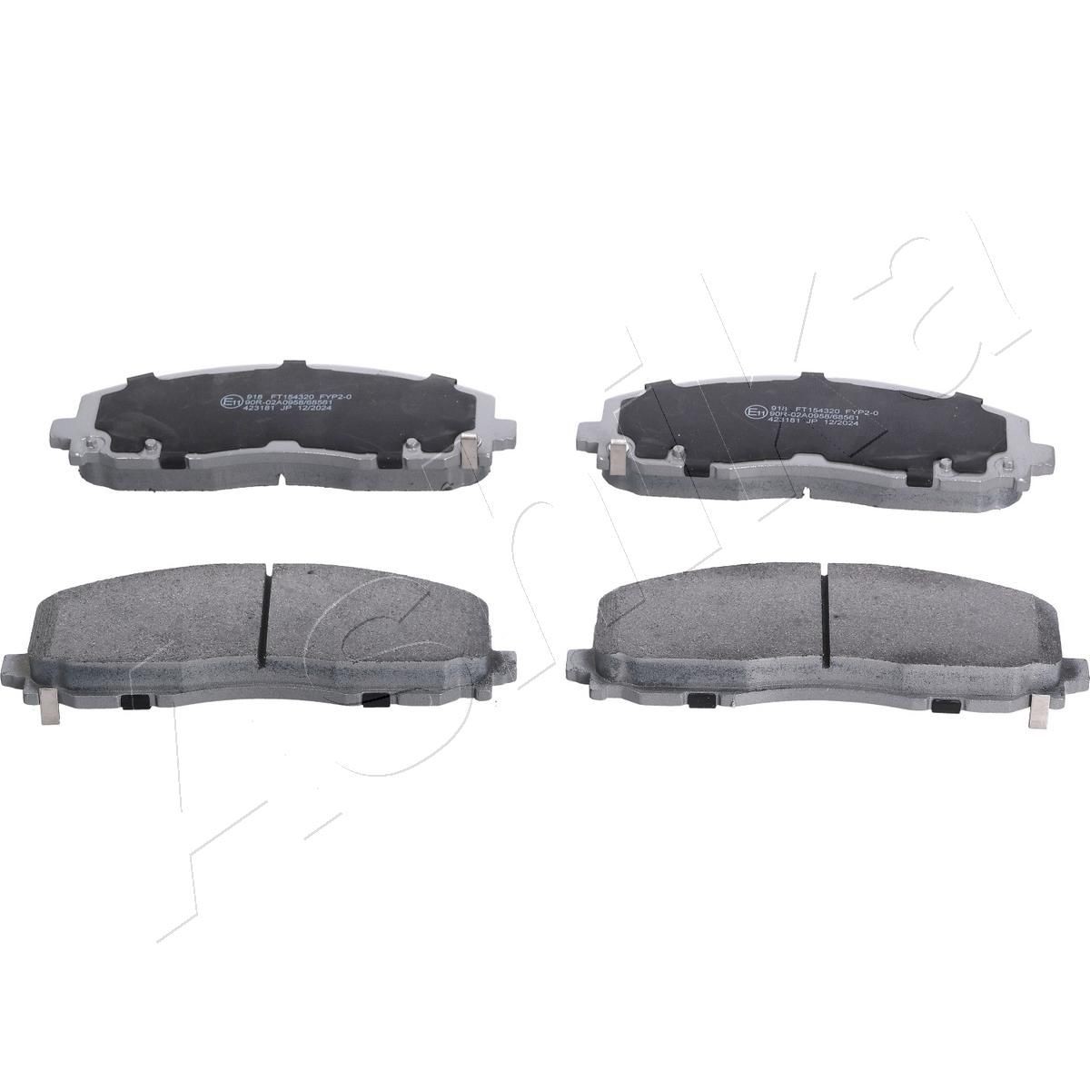 ASHIKA Plaquettes de frein 50-09-918 50-09-918 Plaquette de frein sport JEEP RENEGADE ASHIKA