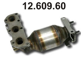 EBERSPÄCHER Manifouldkatalysator 12.609.60 12.609.60 Udstødningsmanifold VOLVO 340-360 EBERSPÄCHER