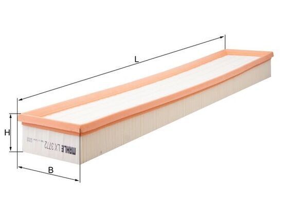 KNECHT Õhufilter LX 3772 LX 3772 Õhufilter PORSCHE 928 KNECHT