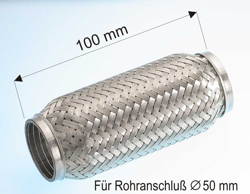 EBERSPÄCHER Flex Hose, exhaust system 996.0.011 Renault TRAFIC EBERSPÄCHER exhaust flex pipe 9960011