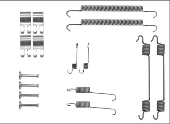 TEXTAR Accessory Kit, brake shoes 97039800 TEXTAR 97039800 genuine Land Rover Freelander Convertible accessory kit brake shoes price