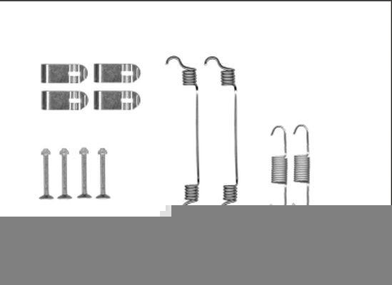 TEXTAR Sada príslużenstva čeľustí parkovacej brzdy 97042900 97042900 Sada príslużenstva brzdovej čeľuste TEXTAR ALFA ROMEO SPIDER