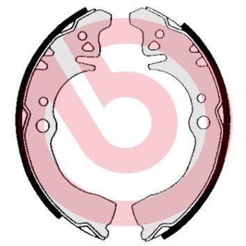 BREMBO Σετ σιαγόνων φρένων S 16 506 BREMBO S 16 506 Παπουτσια φρενων Hijet S8 φθηνά