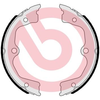 BREMBO Bremseskosett, håndbrems S 28 518 BREMBO S28518 Håndbrekk City GM pris
