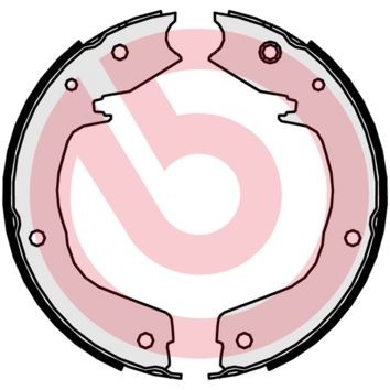 BREMBO Bremžu loku kompl., Stāvbremze S 54 524 BREMBO S 54 524 orģinālās Bremžu loku stāvbremze PEUGEOT J5 cena