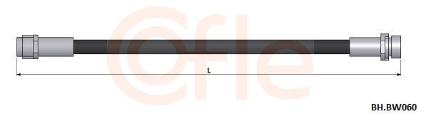 Kabel, manuel gearkasse COFLE 12.7243 COFLE 12.7243 Gearskiftekabel FIAT IDEA 2003