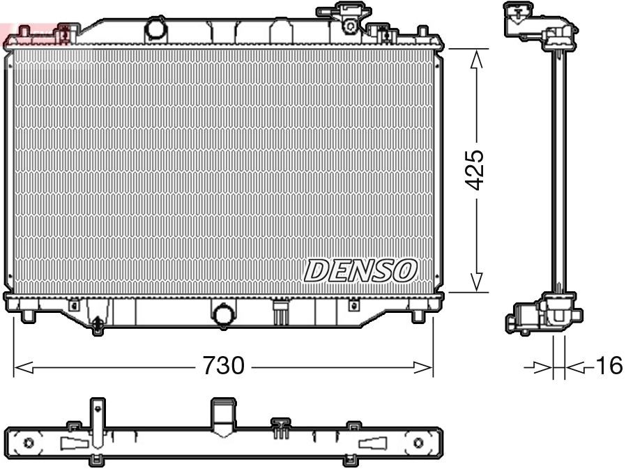 DENSO Radiador, arrefecimento do motor DRM44039 DENSO DRM44039 originais Radiador Mazda CX 5 ke custo